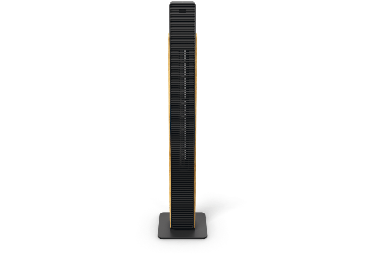 stadler-form-nick-tower-fan-black-front Ventilator Nick bamboo Black - Slika 1